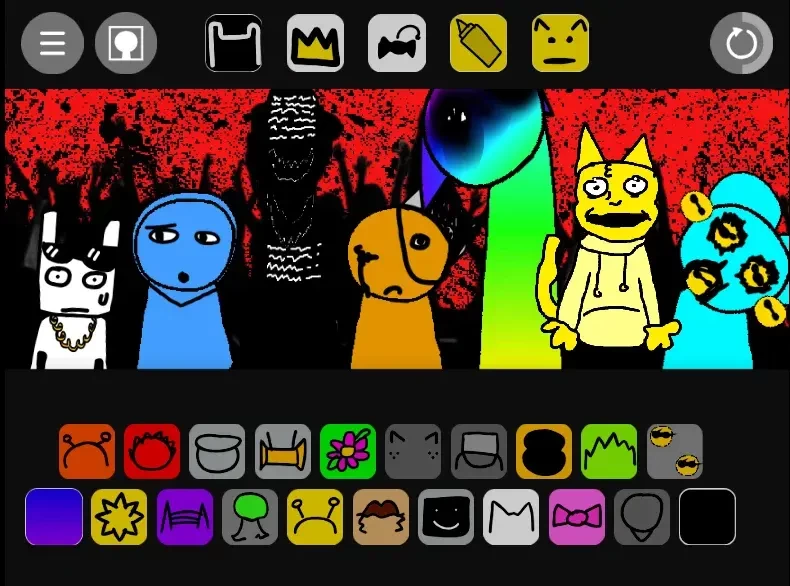 节奏盒子Sprunki Sprunked2模组(恐怖音乐游戏) 节奏盒子Sprunki Sprunked2模组(恐怖音乐游戏)