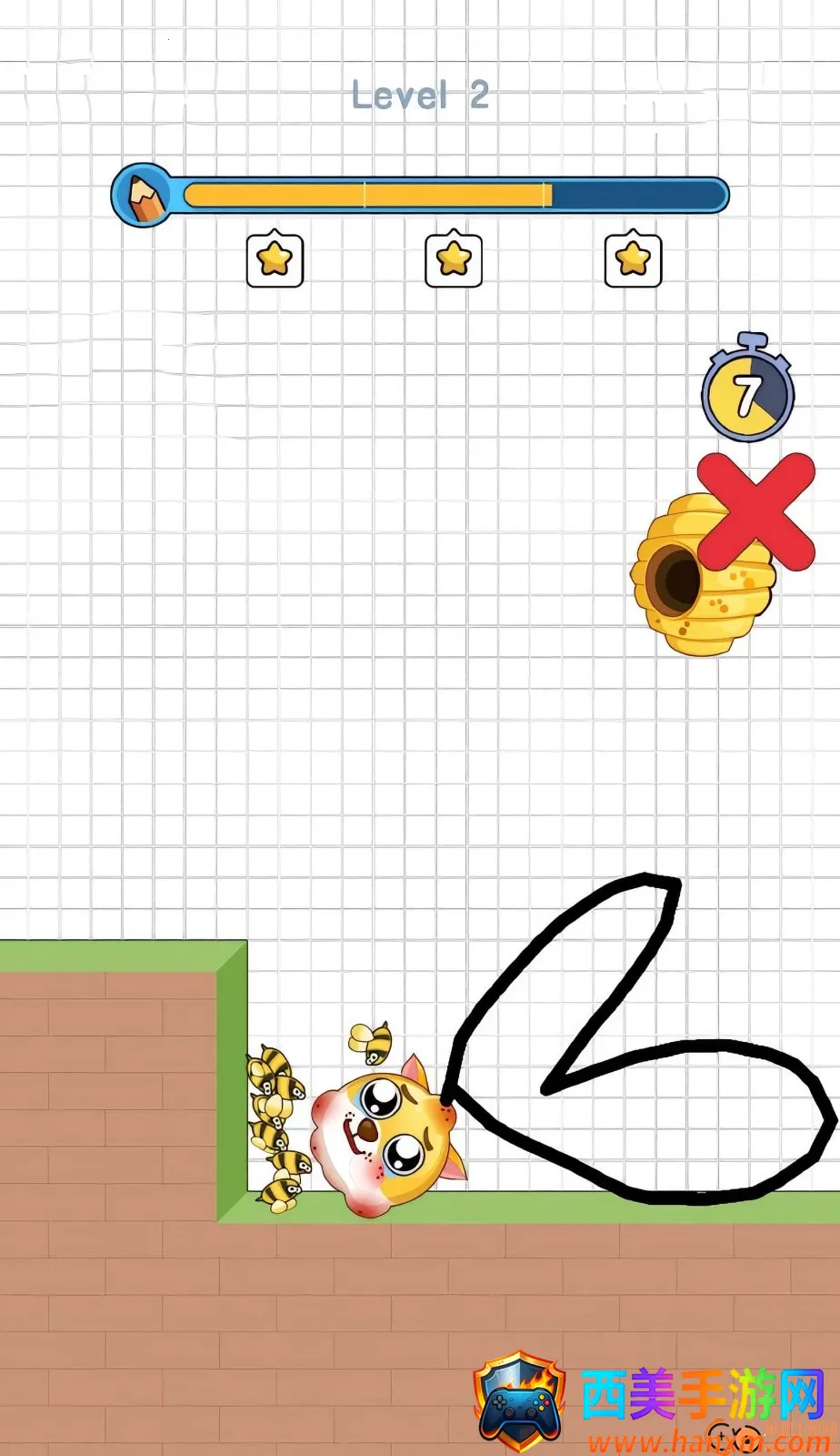 没事我只会躺(狗头画线闯关游戏) 没事我只会躺(狗头画线闯关游戏)